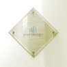 Targa oro spazzolato rombo - Plexiglass e Dibond
