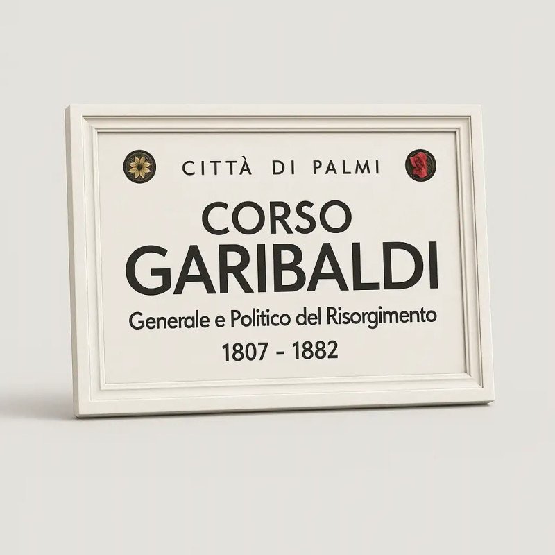 Targa Toponomastica Rettangolare | Qualità Garantita