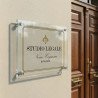 Golden Frame | Targa Per Studio Legale in Plexiglass