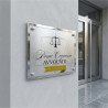 Signature | Targa per studio legale in alluminio bordo lucido