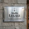 Heritage | Targa Per Studio Legale in Alluminio Scatolato