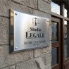 Heritage | Targa Per Studio Legale in Alluminio Scatolato