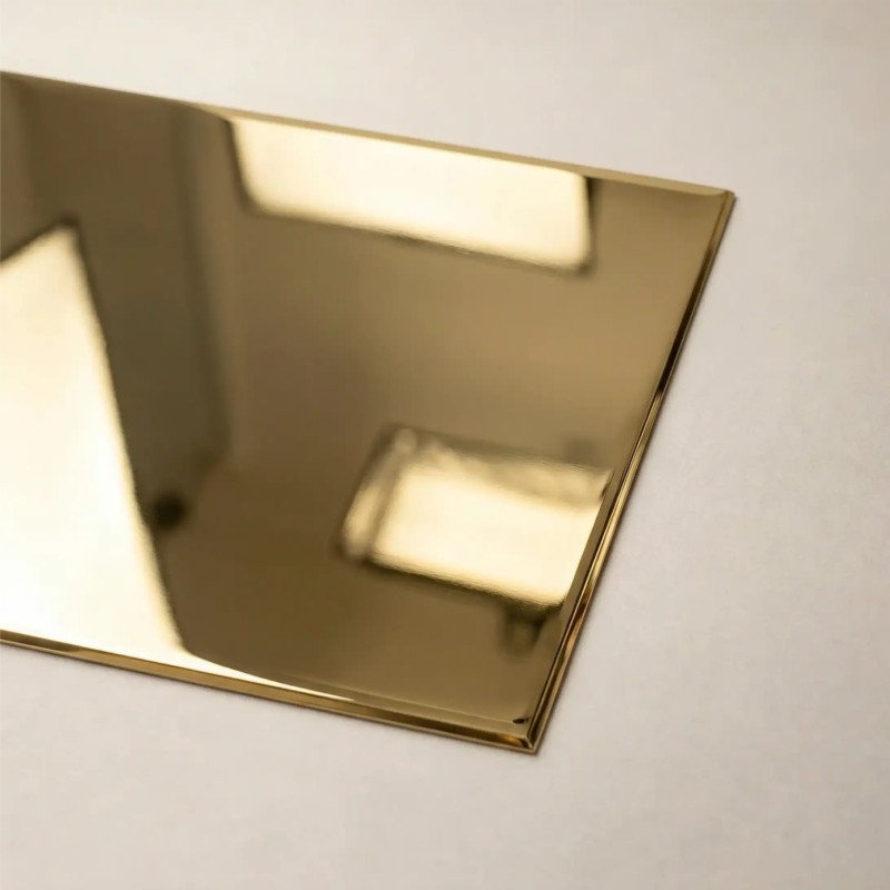 Lumera | Targa In Ottone Bisellato Lucido