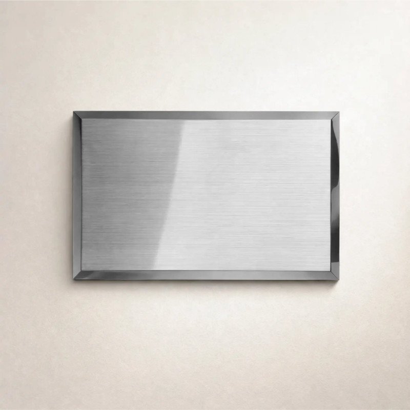 Targa in alluminio scatolato