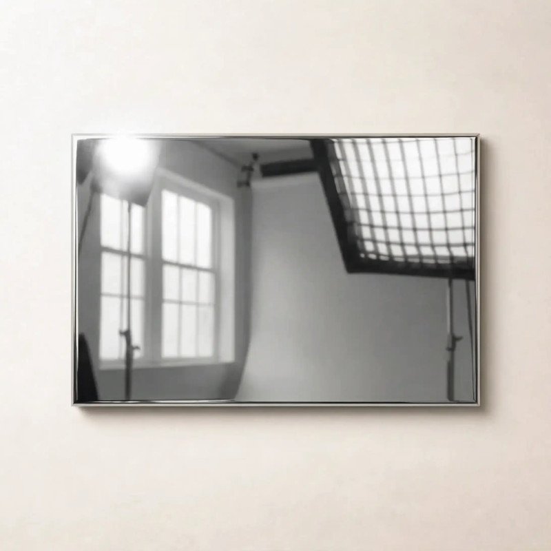 Targa in alluminio bisellato lucido