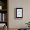 Targa Commemorativa con Cornice in Legno | Personalizzala Ora