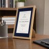 Targa Commemorativa con Cornice in Legno | Personalizzala Ora
