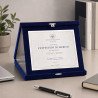 Targa Commemorativa con Astuccio Scatolato in Velluto Blu | Ordina