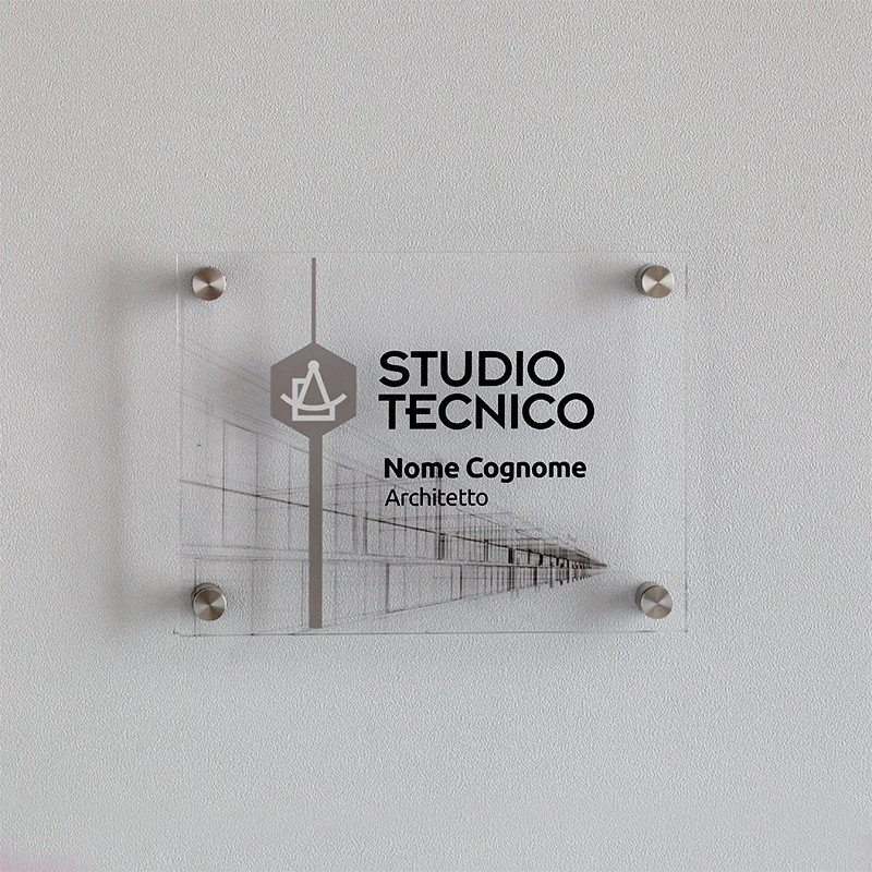 Targa per studio tecnico 002