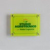 Targa per studio agrotecnico Colori Neon