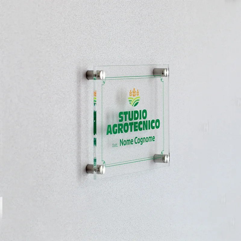 Targa per studio agrotecnico Green Frame