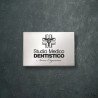 Targa Per Studio Medico Dentistico in Alluminio | Ordina ora