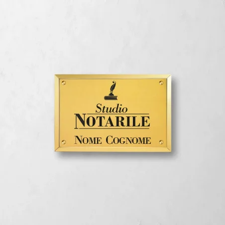 Targhe per notaio
