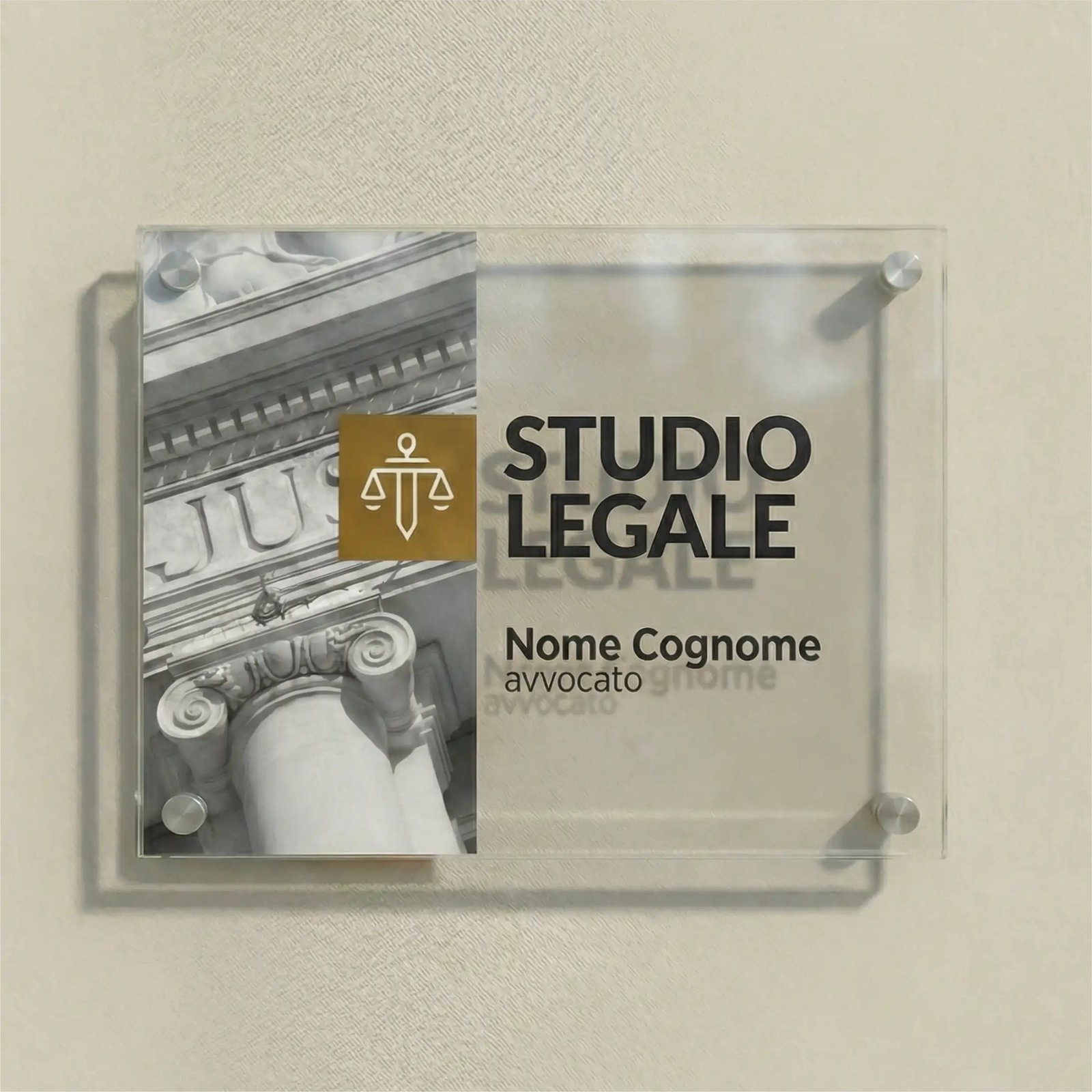 Targa Novecento per studio legale