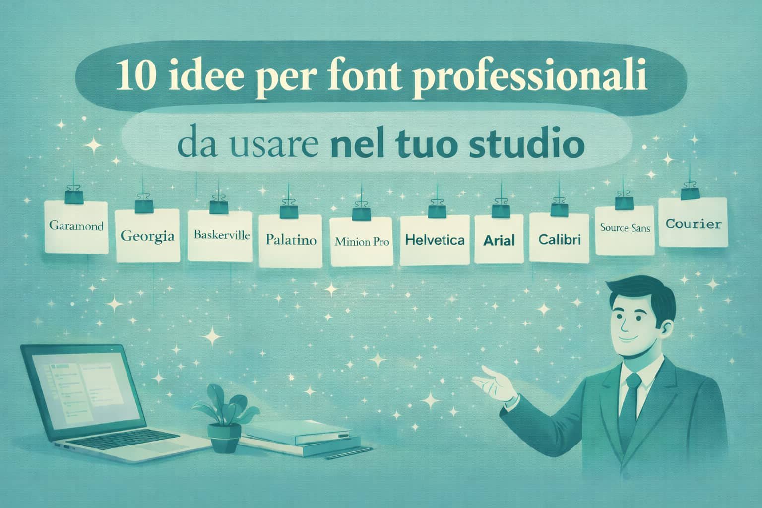10 idee per font professionali da usare nel tuo studio