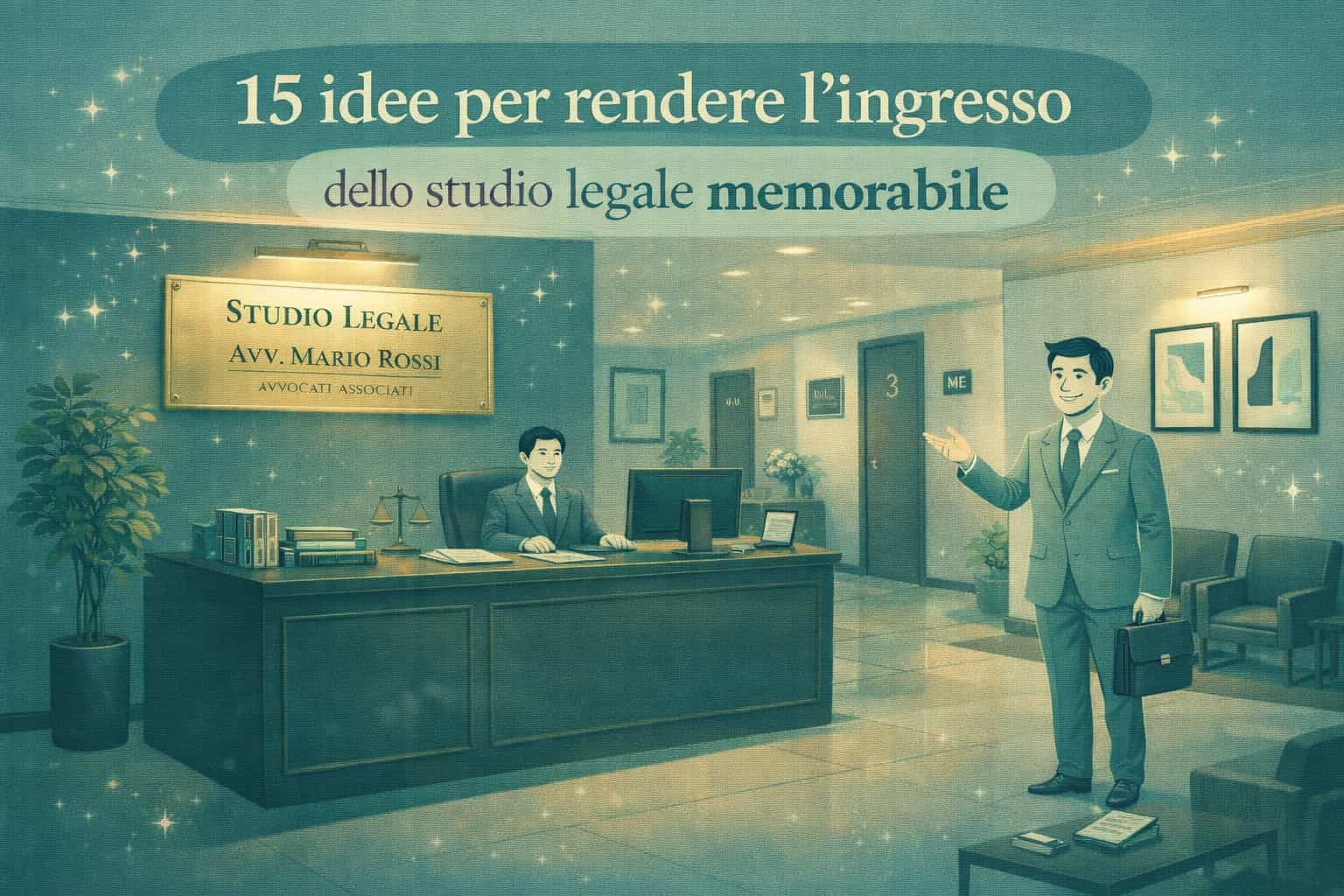 15 idee per rendere l'ingresso dello studio legale memorabile