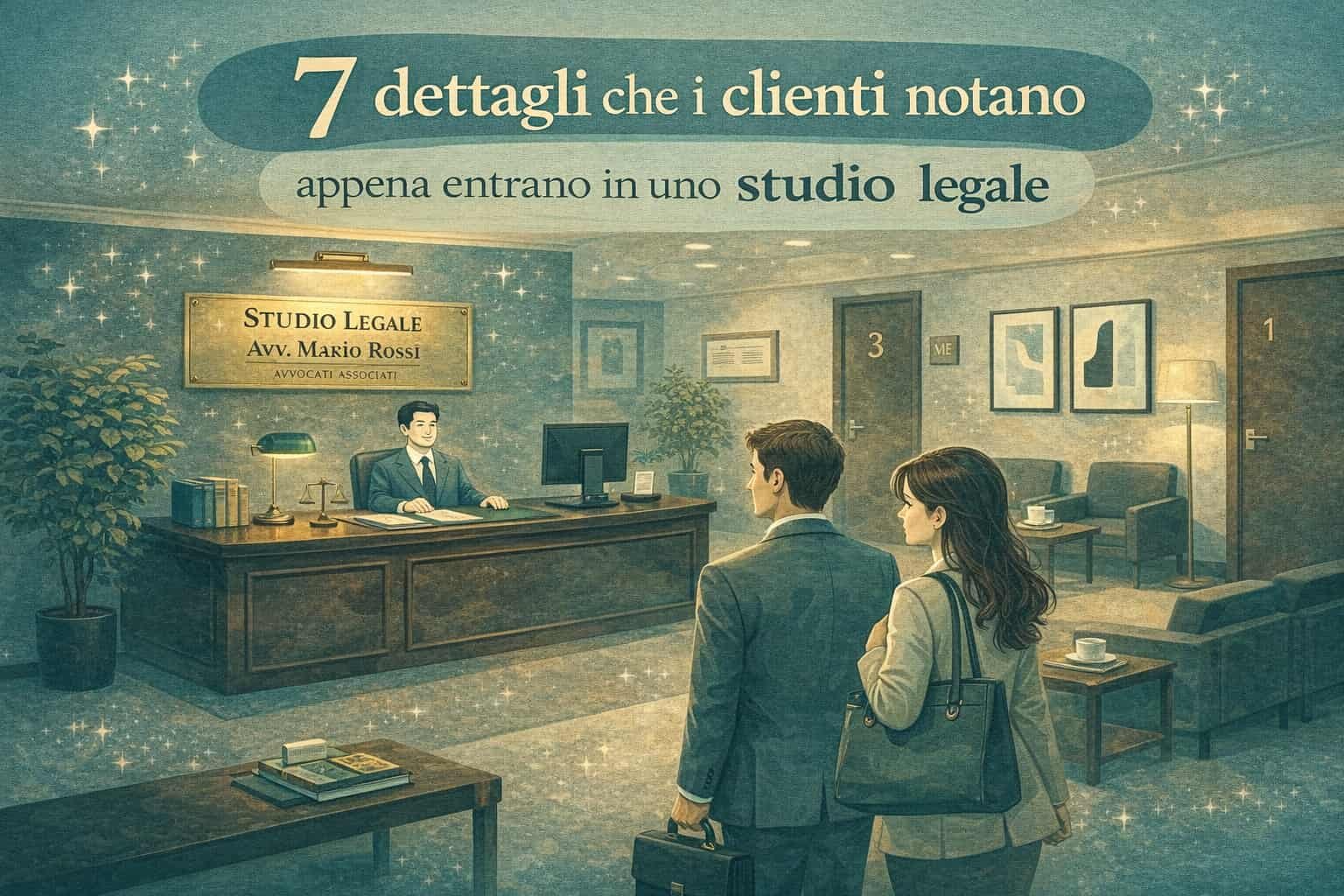 7 dettagli che i clienti notano appena entrano in uno studio legale