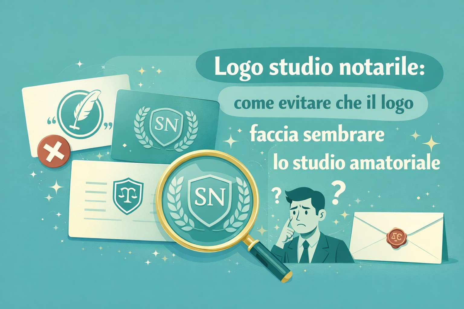 Logo studio notarile: come evitare che il logo faccia sembrare lo studio amatoriale