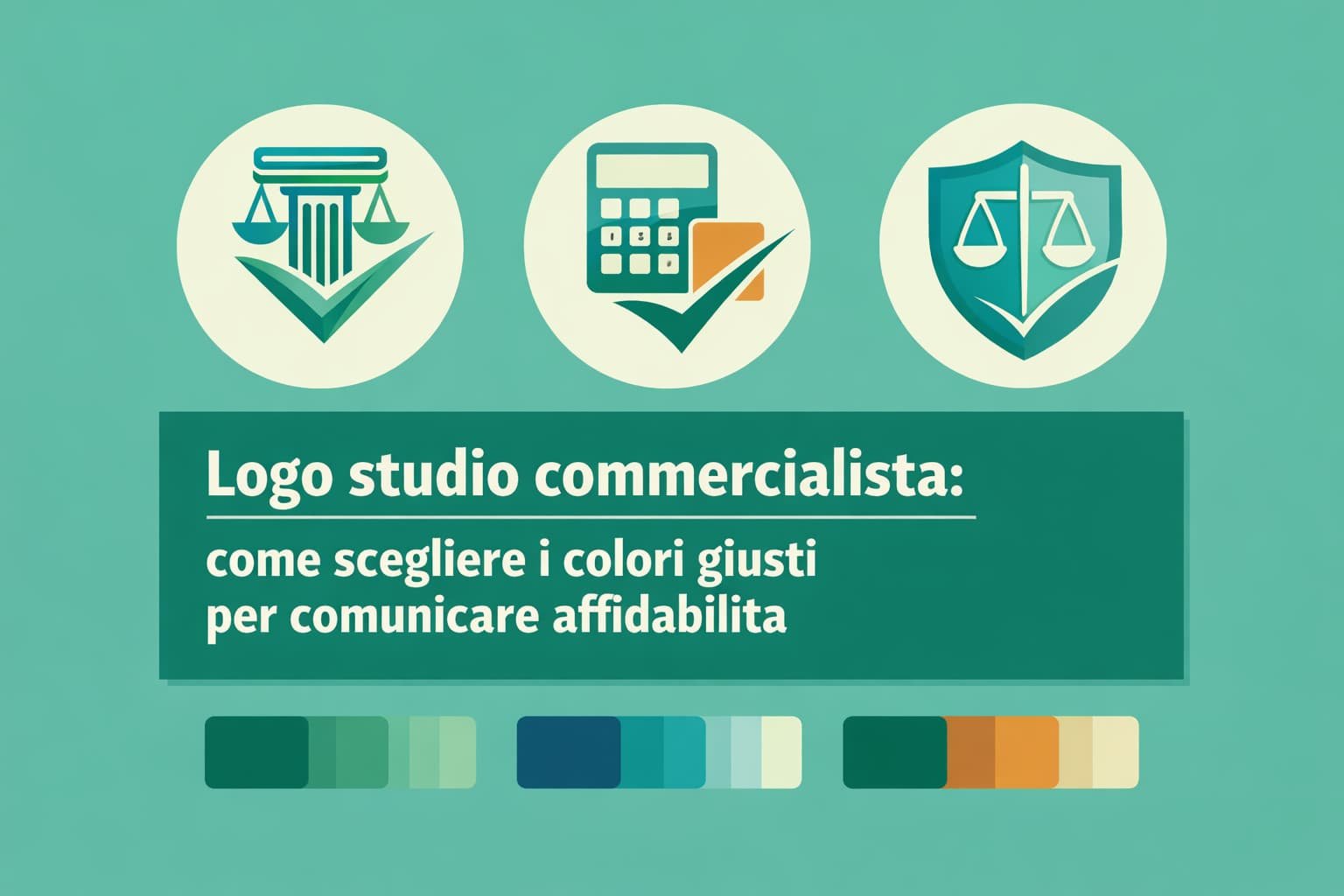 Logo studio commercialista: come scegliere i colori giusti per comunicare affidabilità