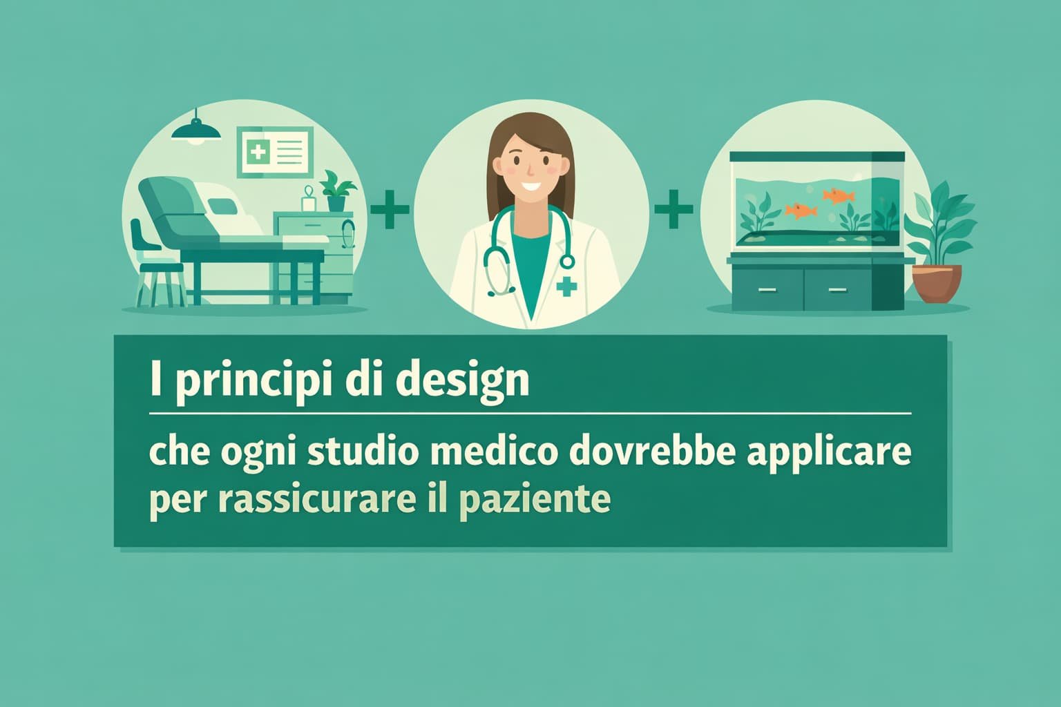 I principi di design che ogni studio medico dovrebbe applicare per rassicurare il paziente