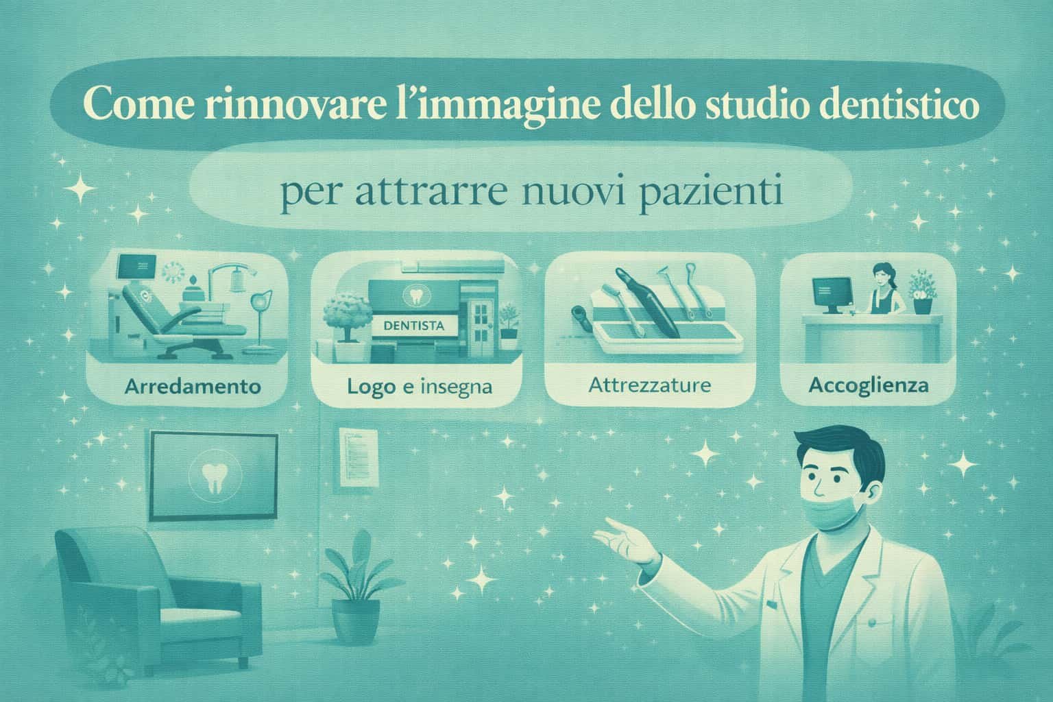 Come rinnovare l'immagine dello studio dentistico per attrarre nuovi pazienti