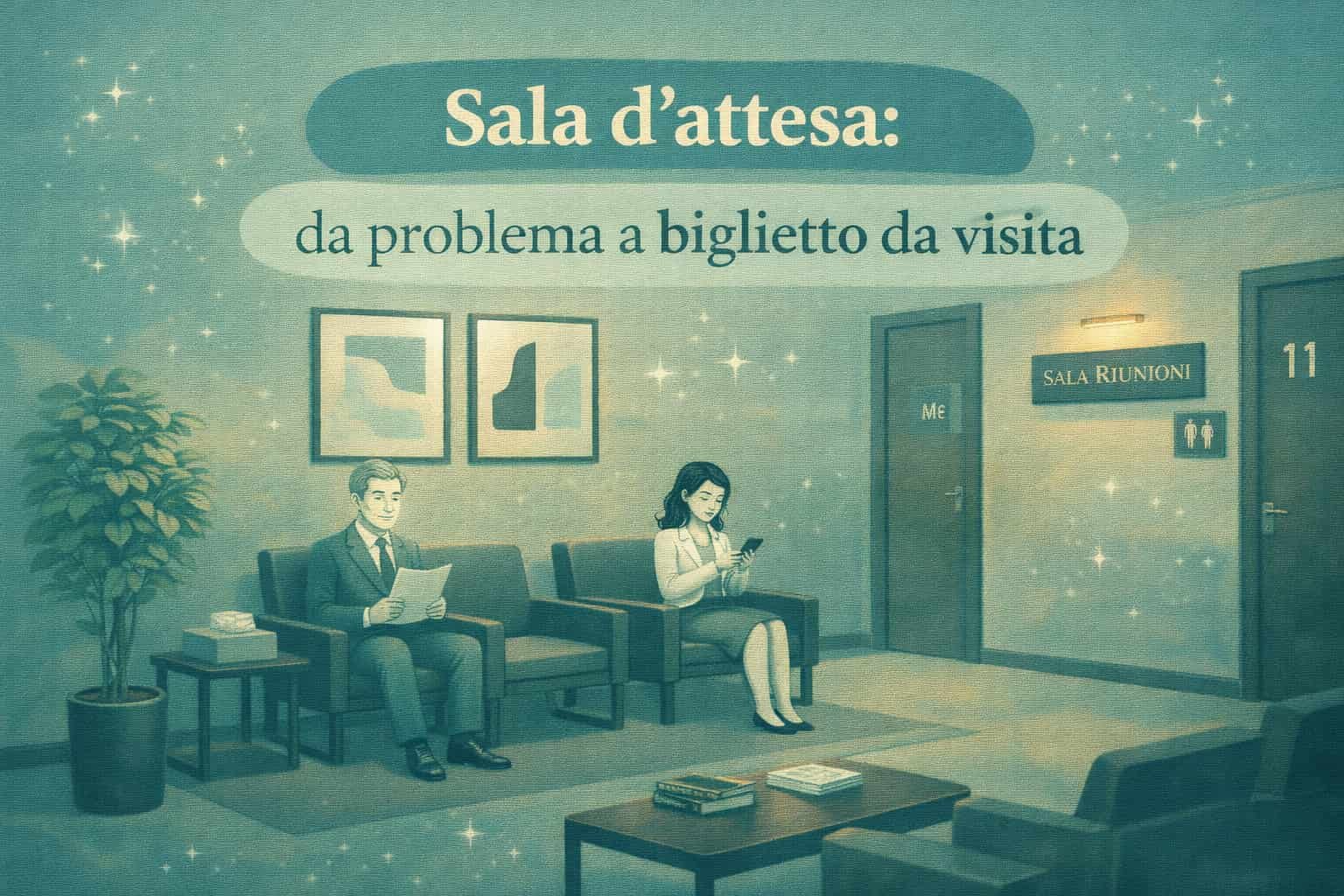 Sala d'attesa: da problema a biglietto da visita