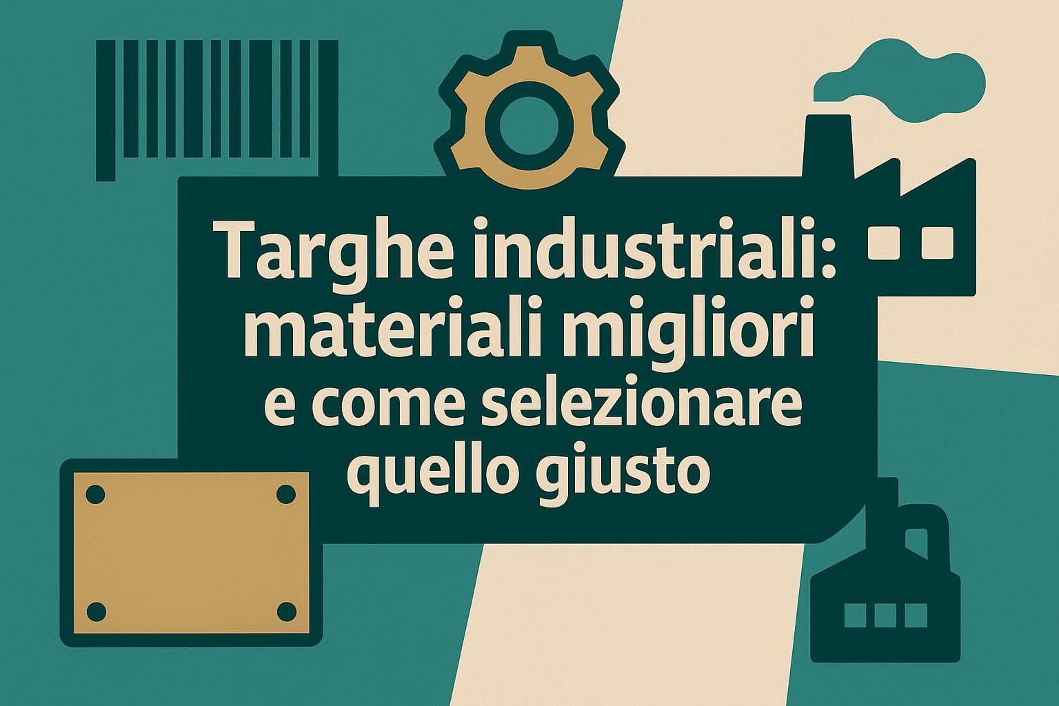 Targhe industriali: materiali migliori e come selezionare quello giusto